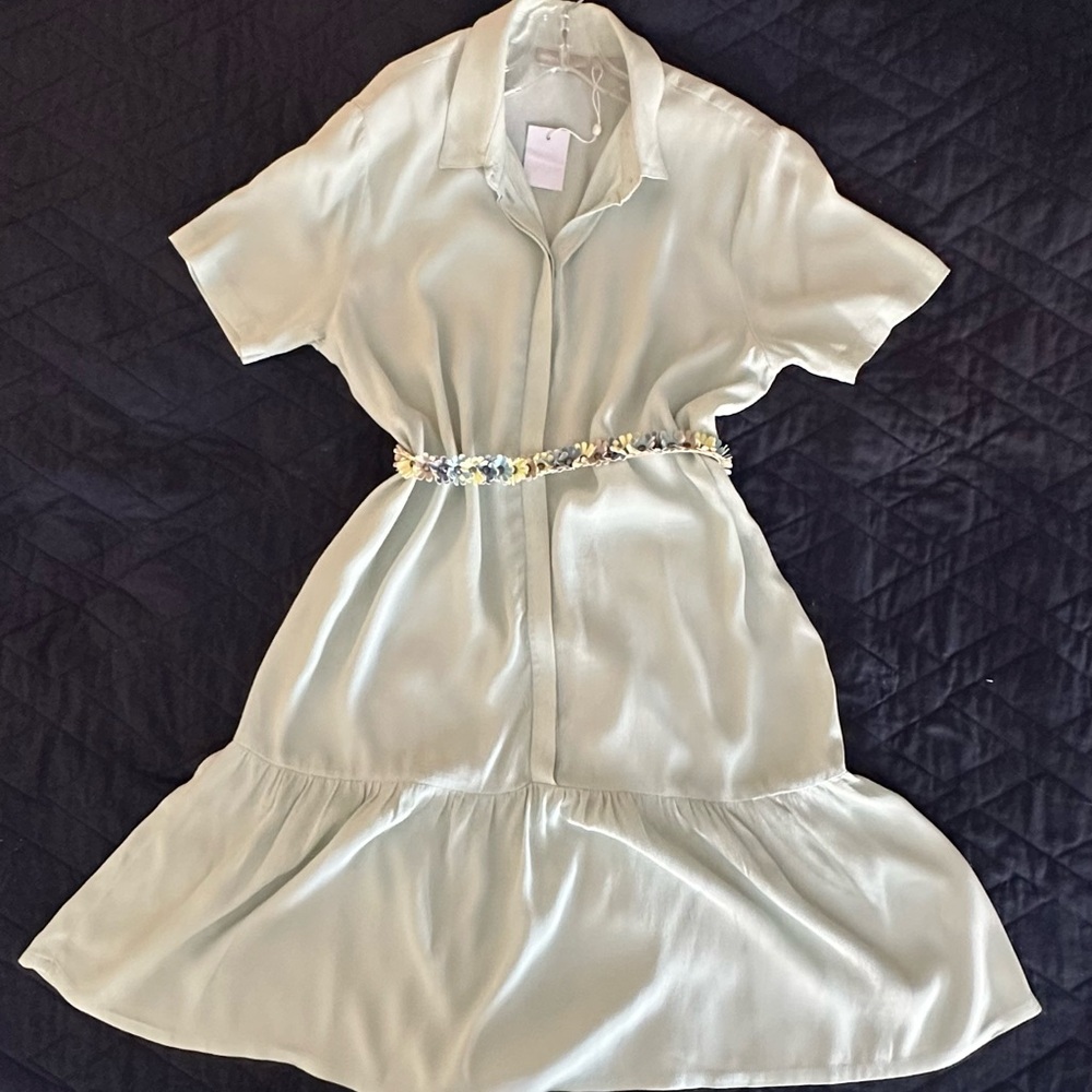 Minimum Till Midi Sundress with Notched Collar without belt